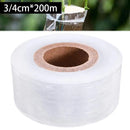 Stretchable auto-adesivo Degradable Nursery Enxerto Tape Roll, transparente, fita vegetal, transparente, poda, 3 4cm x 200m