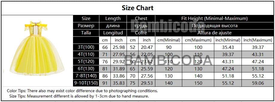 2025 Cosplay Belle Princess Dress Girls Dresses For Beauty and beast Party Clothing Magic stick crown Costume 3-12Y