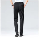 Plus Size Trousers Men Business Suit Pants Stretch Formal Dress Pants Big Man Classic Black Trousers