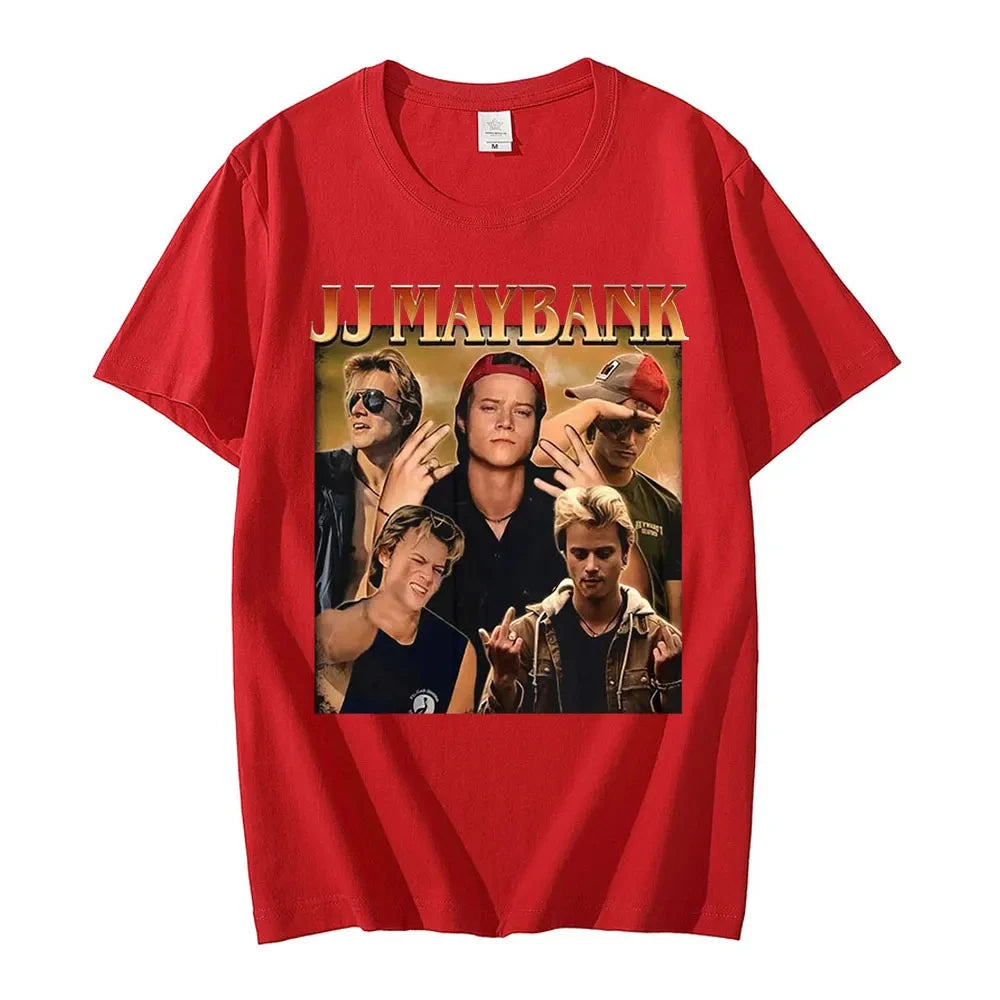 Camiseta de la serie de televisión Outer Banks 3 (2024), con estampado gráfico de JJ Maybank, de verano, para hombre y mujer, de algodón, manga corta, estilo punk.