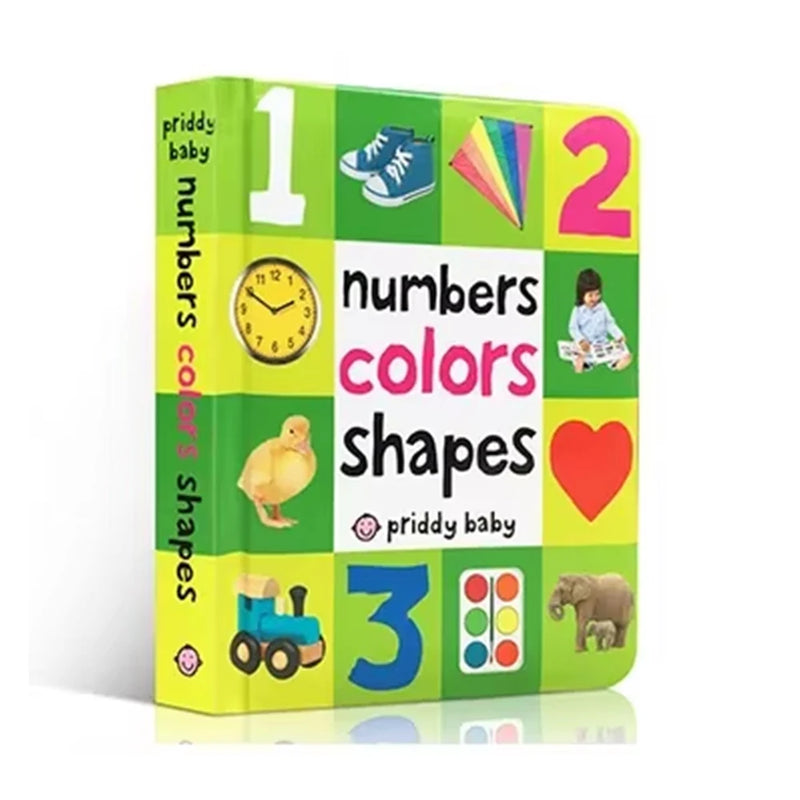 Montessori First 100 English Words Learning Cardboard Book Animals Colors Numbers Language Physical Picture Teaching Aids