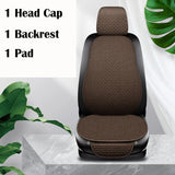 Universal Car Seat Cover Car Front Rear Seat Back Cushion Falx Car Seat Cushion Protector Auto Interior Pad Fit for Most Cars