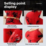 Tie Dye Yoga Women's Tracksuit Fitness Yoga Sets Sportswear Workout Bra+High Waist Leggings Gym Clothing Seamless Sports Suits
