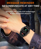 LAXASFIT Smart Sports Watch LED Flashlight Music Player Fitness Tracking Bluetooth Calling Sleep Monitoring 2025 New Smart Watch