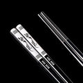 23cm Exquisite Dragon Pattern Chopsticks 304 Stainless Steel Non-slip Chinese Chopstick Food Sushi Sticks Home Kitchen Tableware