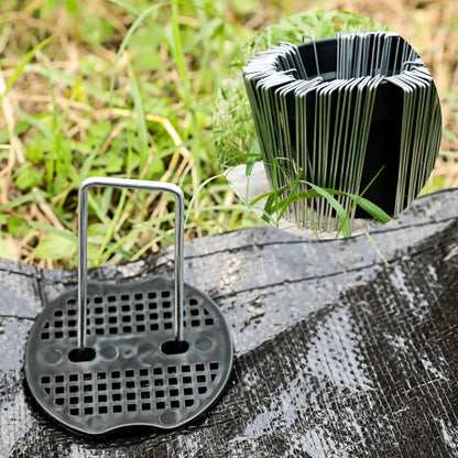 Garden Peg Silver Metal U-Shape Garden Staple Garden Ground Nail Film Fixed Pegs Gardening Fixing Tools Film Peg