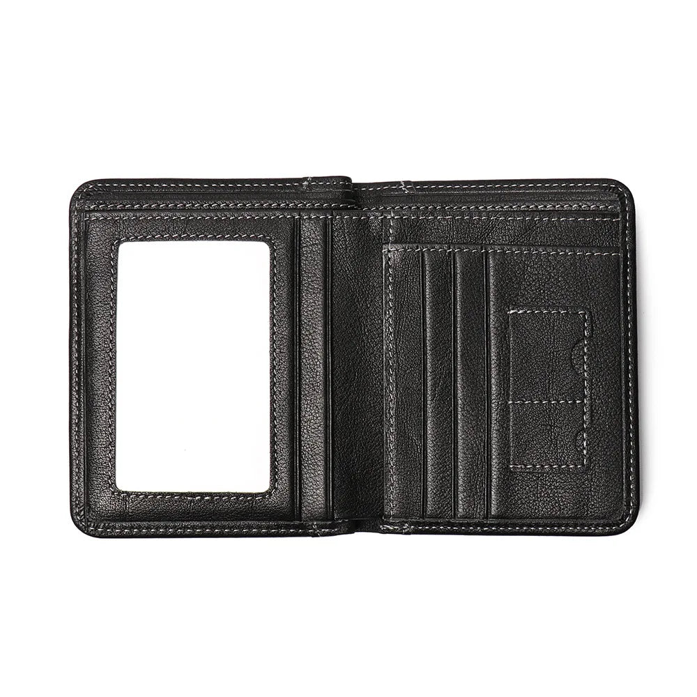 ROOG Elegant Genuine Leather Men's Wallet|Multi-Card Slot Design|Lightweight and Stylish|Suitable for Everyday and Business Use