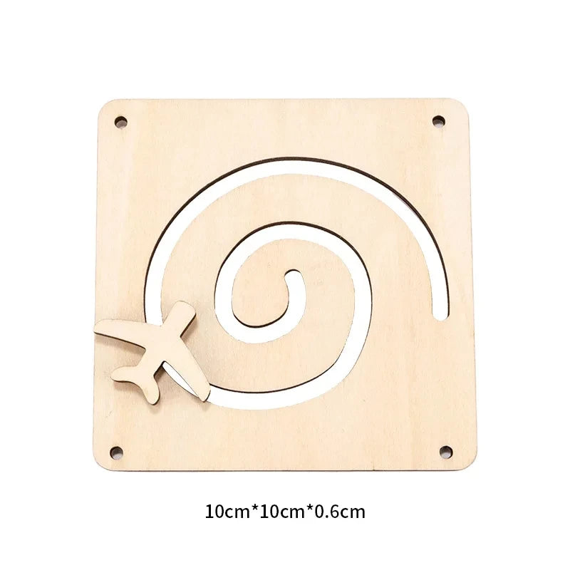 Montessori Busy Board DIY Clock Toy Baby Sensory Toys Busyboard Cognitive Activity Board Accessories For Children Gift