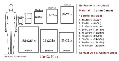 Sexy Blonde Canvas Art Printing, Modern Character Poster Printing for Bedrooms, Offices Living Rooms Home Decoration