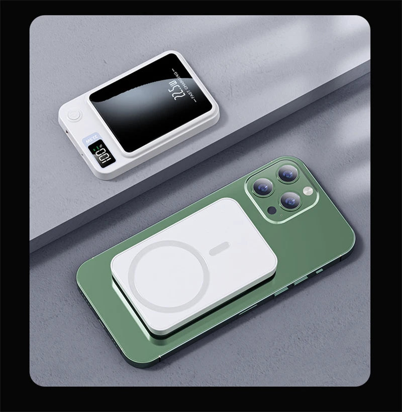 PD22.5W Fast Charging Power Bank 20000mAh 15W Magsafe Wireless Charger for iPhone 15 14 13 12 11 Samsung Huawei Xiaomi Powerbank