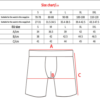 4pcs Set Cotton Long leg Boxer Men Underwear Male Brand Panties And Underpants For Homme Luxury Set Shorts Box Slip Briefs Soft