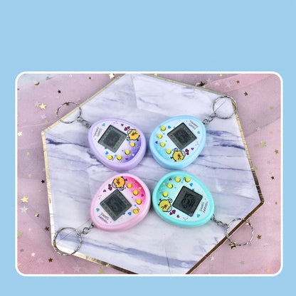 Mascotas electrónicas, juguetes virtuales, Tamagotchi, animales cibernéticos digitales nostálgicos, juguetes para niños.