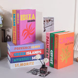 Travel Series Fake Book Decoration Coffee Table Living Room Fashion Fake Book Storage Box Decor Model Room IBIZA CAPRI