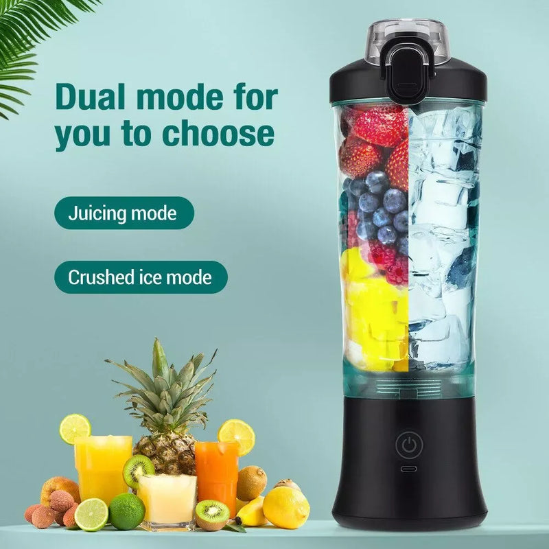 Portable mixer 600ml Household fruit cup smoothie mixer 4000mAh USB rechargeable smoothie mixer personal juicer kitchen tools