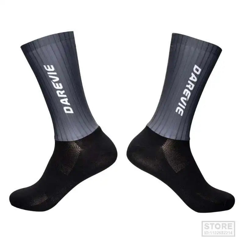 High DAREVIE Cycling Socks Aero Speed Sock Pro Sports For Men Anti-slip Breathable Athletic Moisture Control