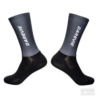 High DAREVIE Cycling Socks Aero Speed Sock Pro Sports For Men Anti-slip Breathable Athletic Moisture Control