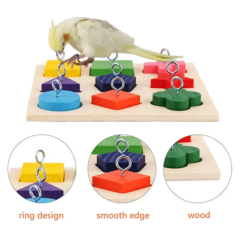 Parrot Toy Set, Bird Supplies, Bird Supplies, Ferrules, Bird Toy Combination Set