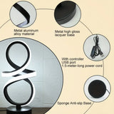 Creative spiral LED table lamp, adjustable in 3 colors, USB power supply, suitable for home bedrooms, offices, and study rooms