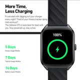 Zeblaze GTS 4 Voice Calling Smart Watch 1.94" HD AMOLED Display 100+ Sports Modes Heart Rate SpO2 Health Monitoring Smartwatch