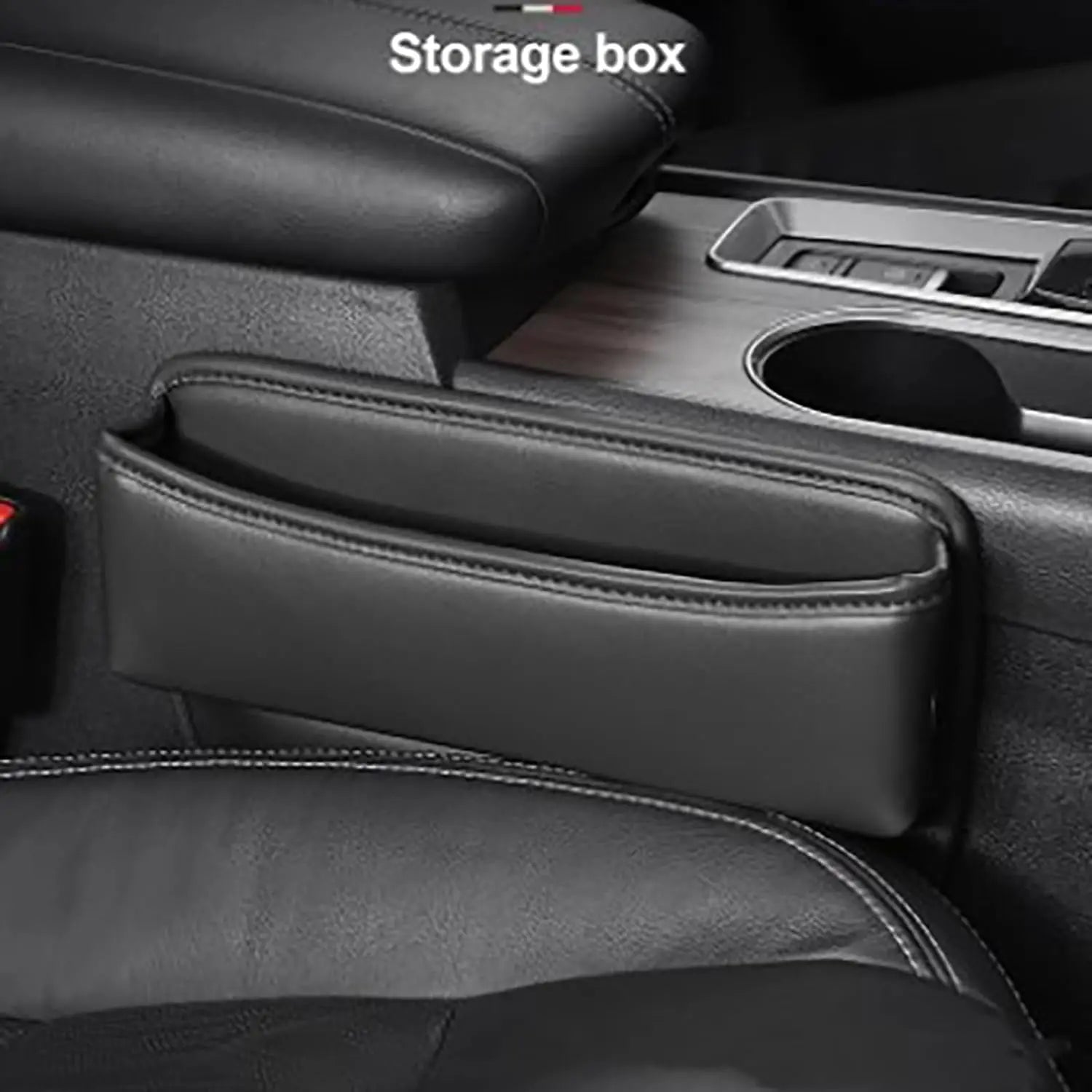 Leather Car Seat Gap Organizer Multifunctional Vehicle Storage Box Creative Interior Decoration Carriage Gap Placement Box