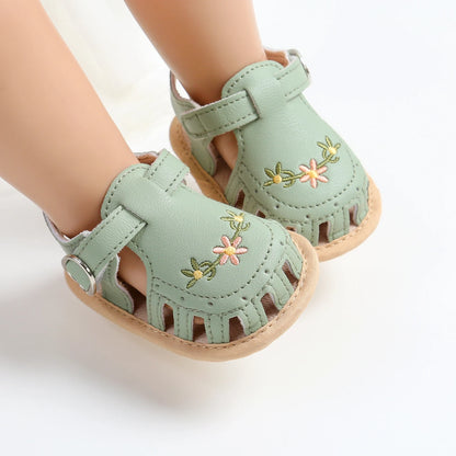 Infant Baby Boys Girls Sandals Summer Baby Wedding Dress Flat Shoes Newborn Crib Shoes First Walkers Prewalkers Shoes ﻿ ﻿