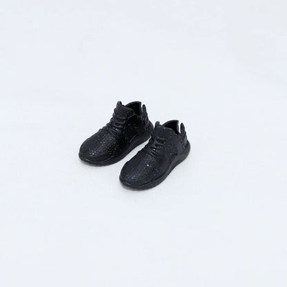 HOUZIWA White Black  OB11 Doll Shoes Plastic