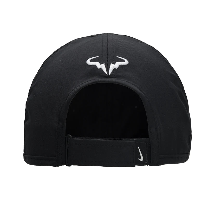 Nike Baseball Cap for Men and Women Nadal Quick-Drying Breathable Patchwork Soft-Top Sports Cap Fb5600-010