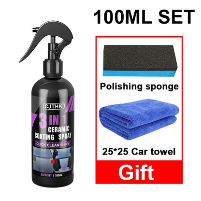 Recubrimiento cerámico nano para coche, recubrimiento líquido, capa hidrofóbica de nanocristal, antiarañazos, cera para coche, pulido de coche.
