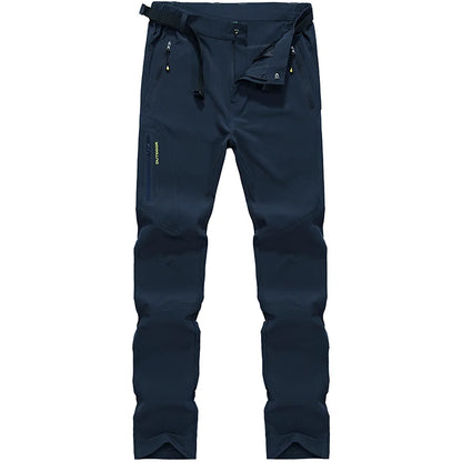 LNGXO Hiking Pants Men Quick Dry Trekking Camping Climbing Running Outdoor Rain Pants Stretch Breathable Elasticity Trousers Men