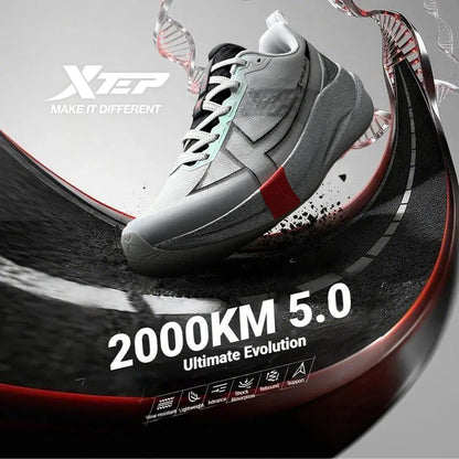 Xtep 2000km 3.0 Running Shoes For Men 2025 Spring Sneakers Cushioning Training Jogging Wear-Resistant Lightweight 875119110032