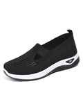 Women's Solid Color Breathable Sneakers, Soft Sole Shoes, Lightweight Shoes, Mesh Casual Shoes 