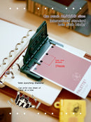 3-Hole 4mm Card Hole Punch Limited Edition Loose Leaf Notebook M5/A7 Portable Binder Punching Machine Office Supplies For 1paper