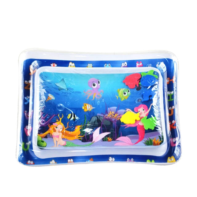 Colchoneta inflable boca abajo Infinno, juguetes premium para bebés, colchoneta de juego acuático para bebés y niños pequeños 