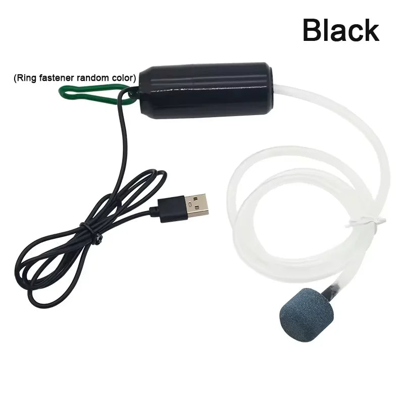 Silent Oxygenator Small Oxygen Pump Portable Mini USB Charging Fish Tank Oxygen Pump Fish Farming Aquarium Supplies