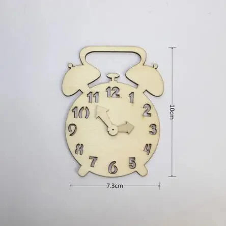 Montessori Busy Board DIY Clock Toy Baby Sensory Toys Busyboard Cognitive Activity Board Accessories For Children Gift