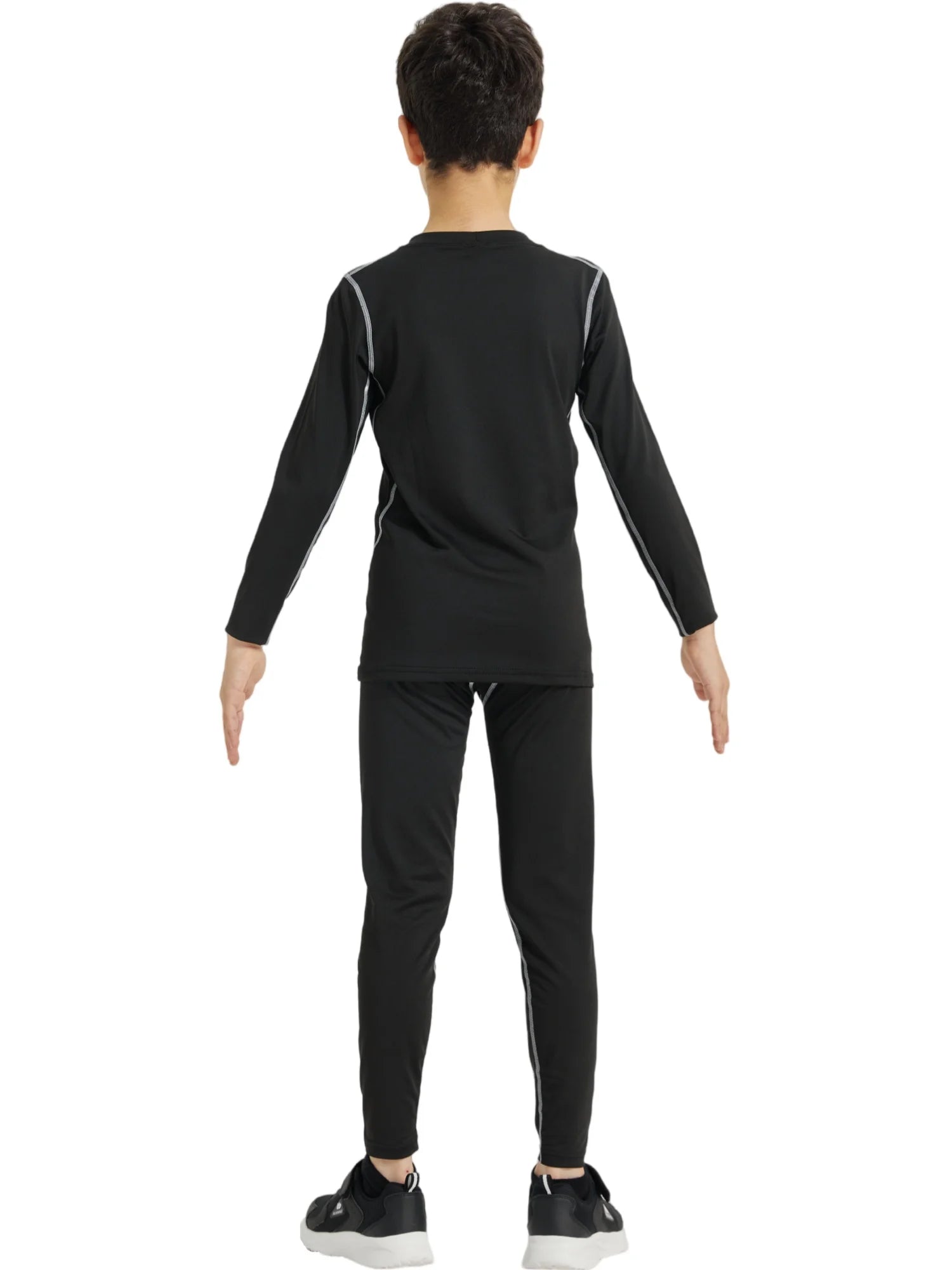 Winter Sports Suit for Children Quick Drying Thermal Underwear Boys Girls Compression Sportswear for Basketball Football