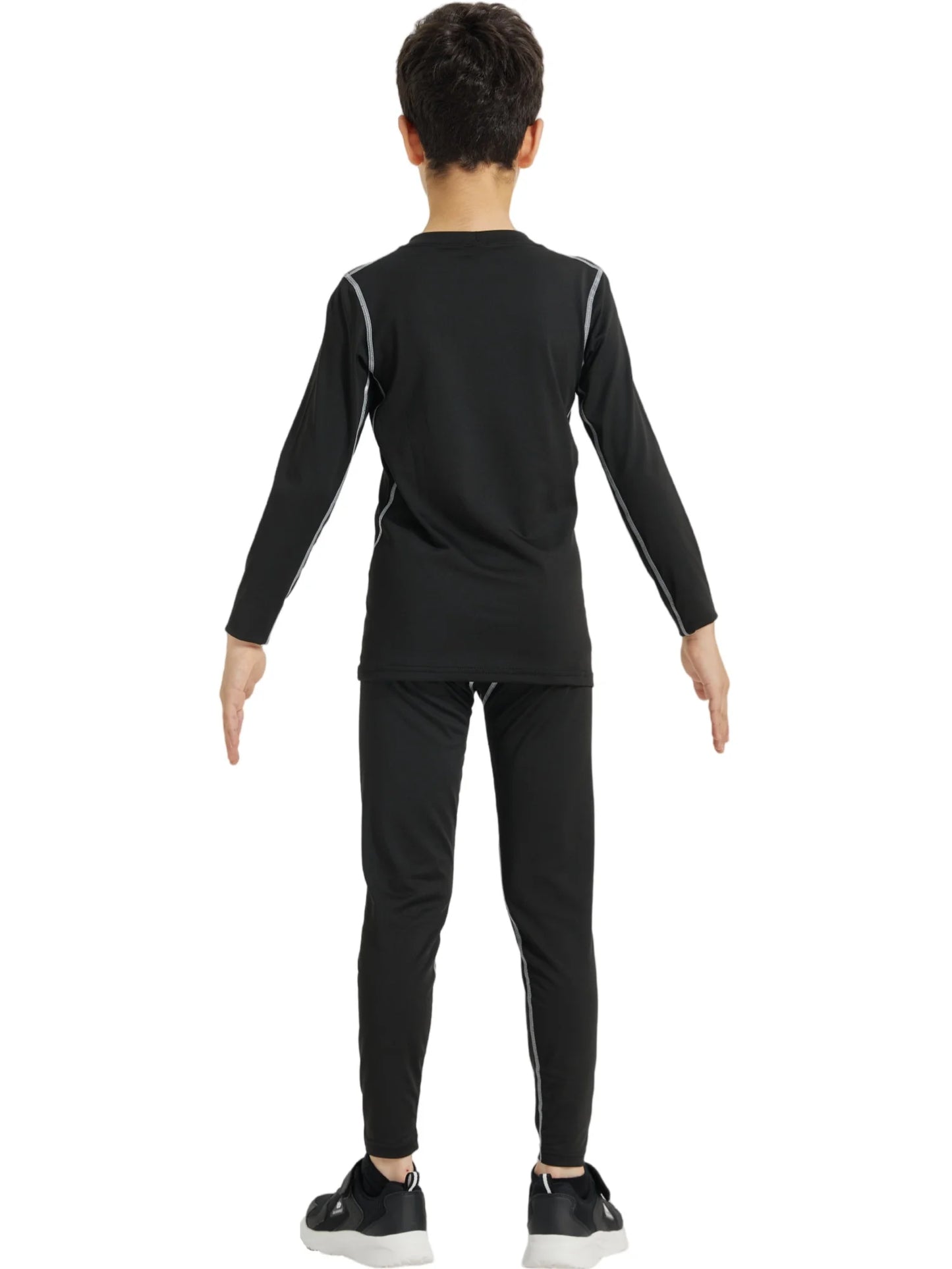 Winter Sports Suit for Children Quick Drying Thermal Underwear Boys Girls Compression Sportswear for Basketball Football