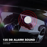 Wireless Door And Window Vibration Sensor Alarm 125dB Glass Breakage Anti-theft Sensor, Easy Install For Home Safety Protection