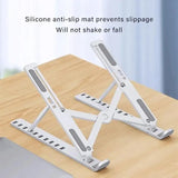 Soporte para computadora portátil, multiusos, flexible, con ajuste, para tableta, escritorio, soporte elevado con disipación de calor.