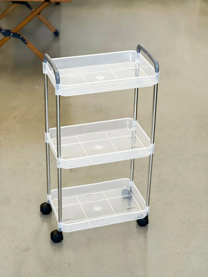 Trolley Bookshelf Kitchen Storage Rack Kitchen Corner Narrow Slit Storage Cabinet Bathroom Living Room Home Organizer