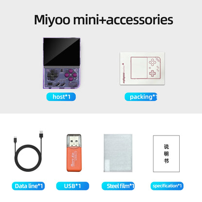 MIYOO Mini Plus Handheld Game Console 3.5 Inch Classic IPS Screen Linux System Christmas Gift Retro Game Console