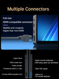 VCHANCE 15.6'' 4K OLED Portable Monitor Touchscreen 16:10 100%DCI-P3 Office Display for Mini PC Laptop Phone XBox Switch Macbook