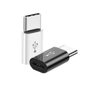 1PCS/5PCS Micro USB Female To Type C Male Adapter Mobile  Phone  Android Converter Micro-B To USB-C Data Cable Connector