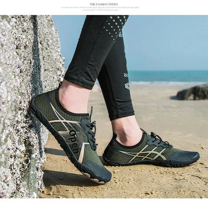 New Men's Hiking Sport Shoes Deep Squat Fitness Shoes Fishing Swimming Wading Shoes Surfing Diving Beach Five-Finger Shoes