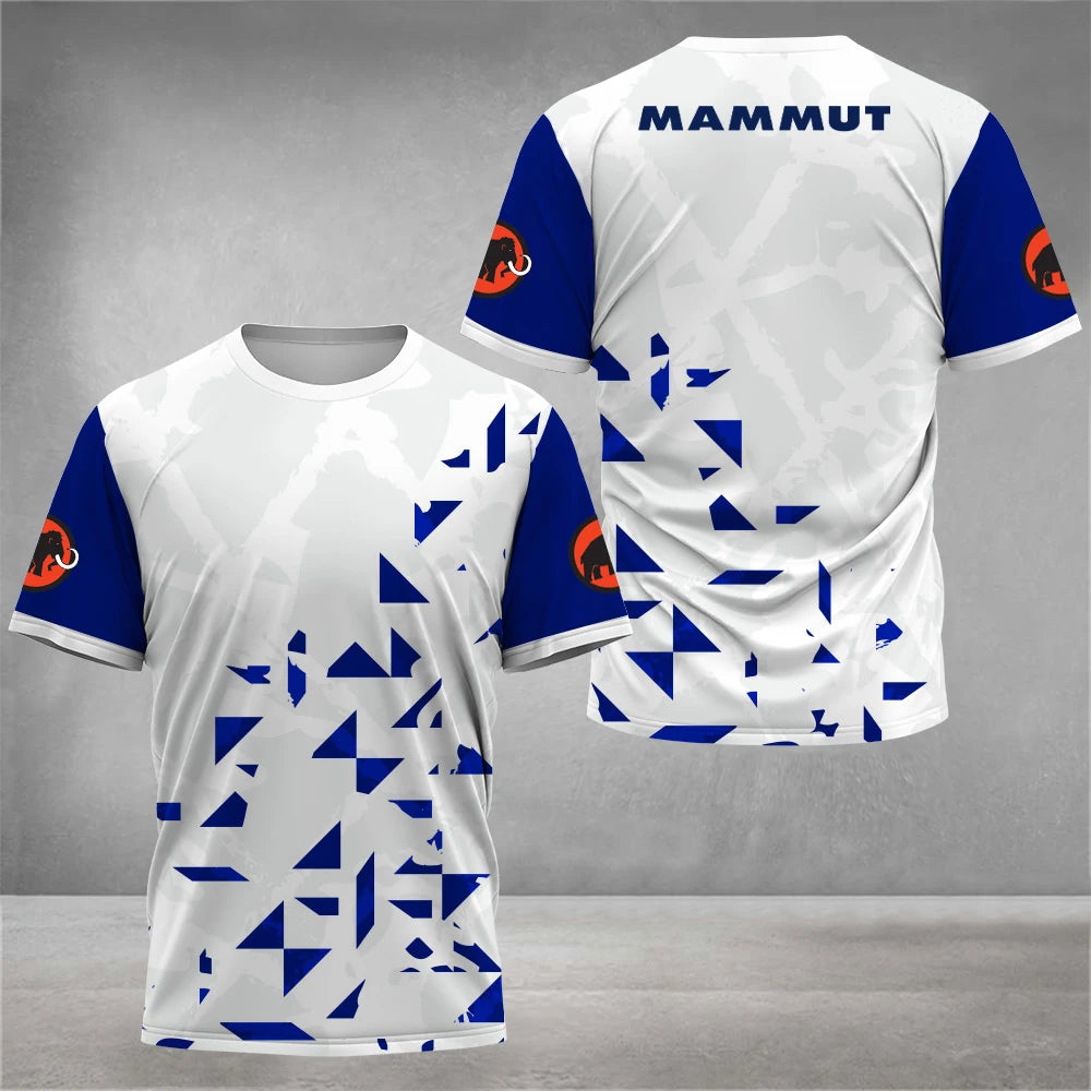 Camiseta de senderismo para hombre, con diseño impreso en 3D, ideal para escalada en pared, trail running, camping y drifting.