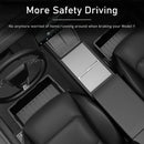 For Tesla New Model Y 2025 Launch Juniper Seat Storage Box Center Console Organizer Bins Front Rear Tray Trash Accessories