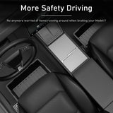 For Tesla New Model Y 2025 Launch Juniper Seat Storage Box Center Console Organizer Bins Front Rear Tray Trash Accessories