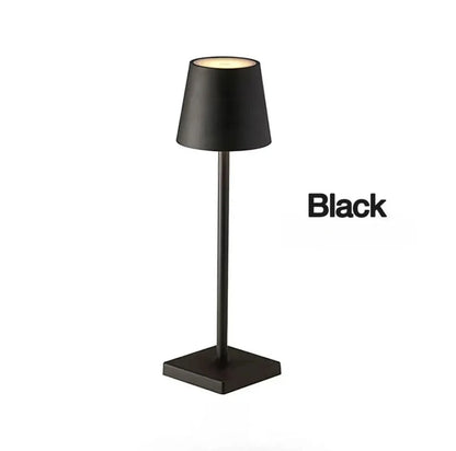 Table Lamp LED Touch Sensor Desktop Night Light Rechargeable Wireless Reading Lamp For Hotel Bar Restaurant Bedroom Decor Light