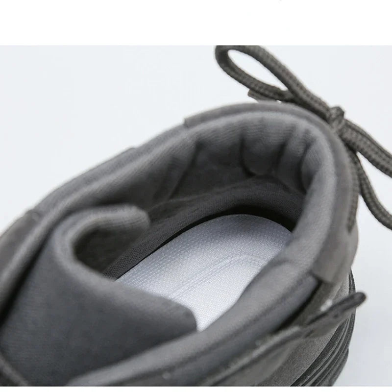 Men's Boots Tactical Combat Boots for Men Outdoor Hiking Winter Shoes Lightweight Non-Slip Men's Desert Ankle Boots Bota