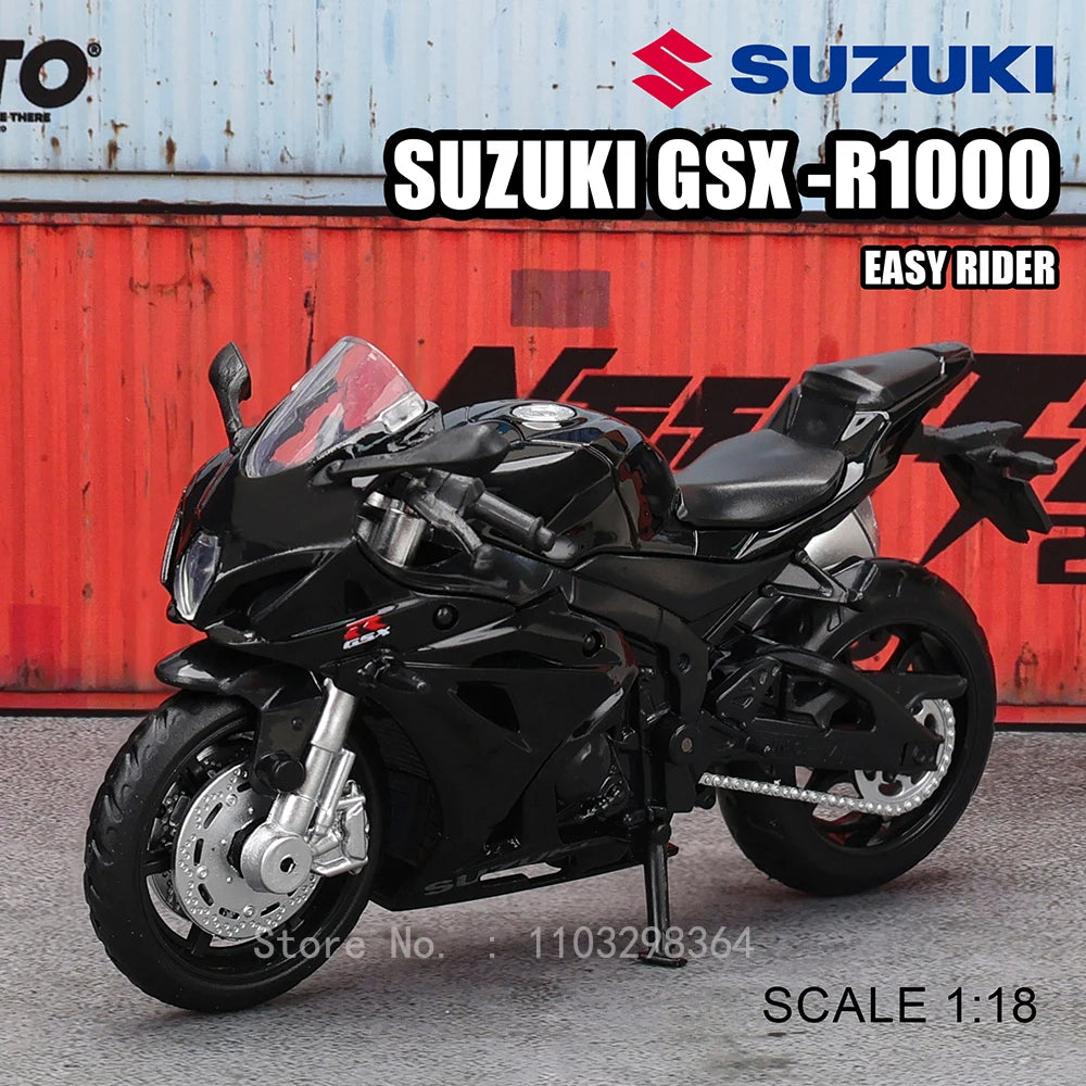 MSZ 1:18 BMW R1250 RT Police Motorcycle Alloy Model Static Die Casting Model Children's Toy Car Motorcycle Model Collection Gift